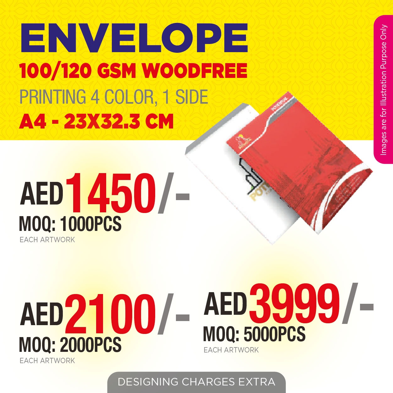 A4 Envelope Printing UAE | Custom Corporate & Business Envelopes